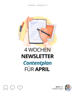 Newsletter Contentplan April